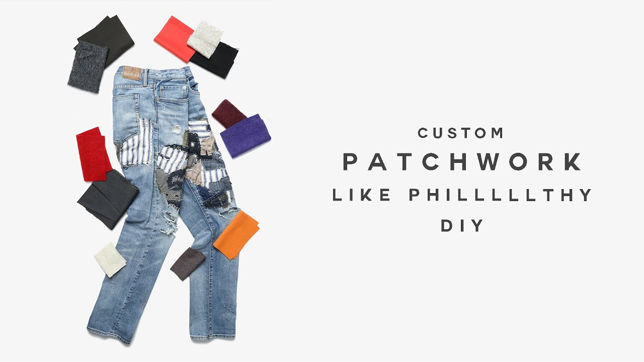 HOW TO Patchwork Jeans like Philllllthy