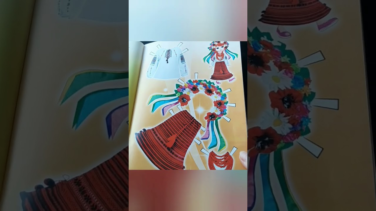 Beautiful paper doll outfits - Diy.