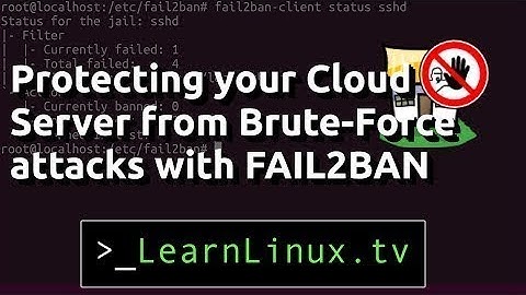 Securing your Cloud Server with Fail2ban