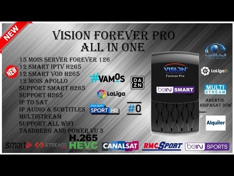 vision Forever Pro Flash  Activation Server & IPtv