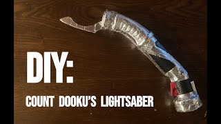 DIY: Count Dookus lightsaber (Prop Culture Builds)