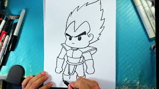 Can You Draw Chibi Vegeta? Here’s How!
