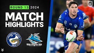 NRL 2024 | Eels v Sharks | Match Highlights