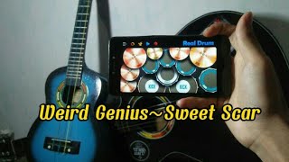 Enak Bangettt!  Weird Genius ~ Sweet Scar | Real Drum Cover
