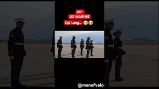 US Marine Cpl Long, laid to rest . #ResteasyMarine. #usmarines
