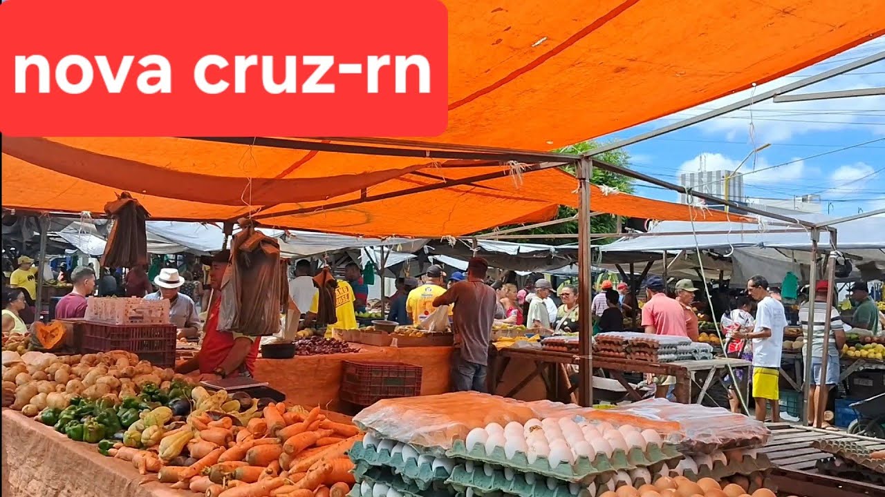 NOVA CRUZ-RN. a melhor feira da região, hoje, 11de março 2024