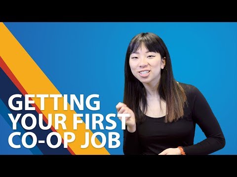 Getting your first co op job