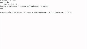09 02 Count controlled while Loops