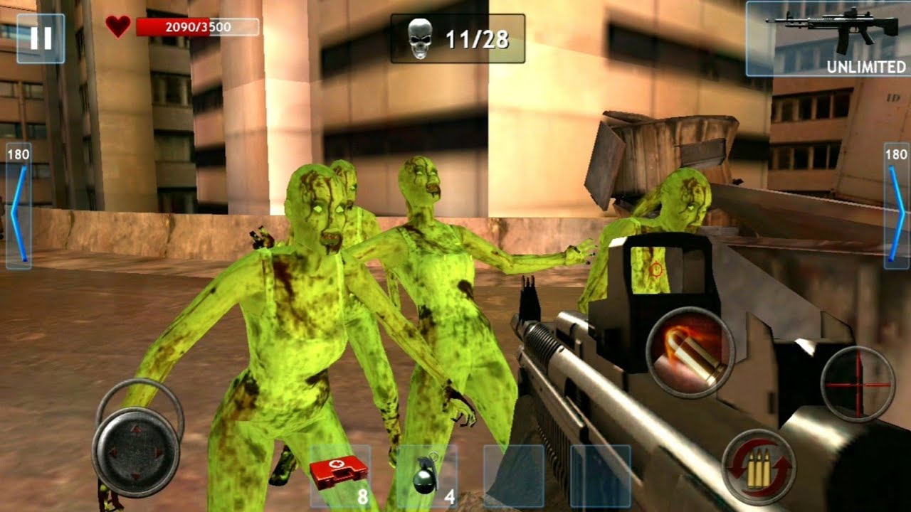 Zombie Objective Gameplay | FPS Zombie Shooting Game (Android) - Part 9