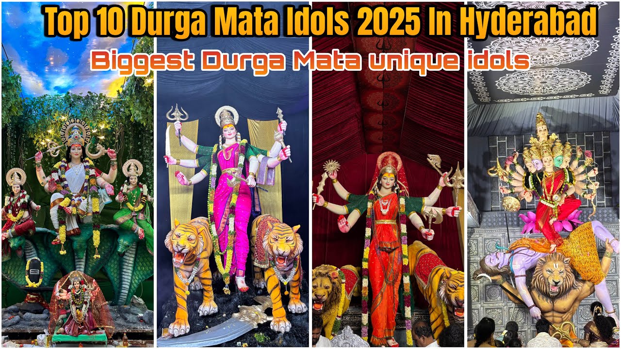 Top 10 Durga Mata Idols In Hyderabad 2025 | Durga Mata idols In Hyderabad 2025 | Top Durga Mata 2025
