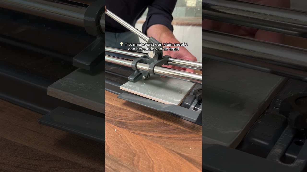 Met deze tip snij jij je tegels recht!📏