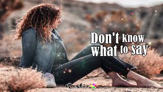 Don&#39;t Know What to Say Don&#39;t Know What to Do   Ric Segreto Lyrics Mix