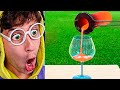 Experimento LAVA vs VASO de CRISTAL!! #shorts