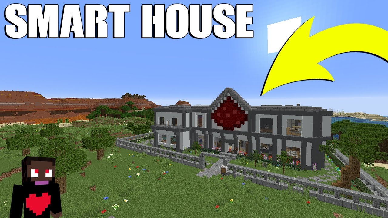 Redstone Smart House in Minecraft (Xbox One, PC, & MCPE)