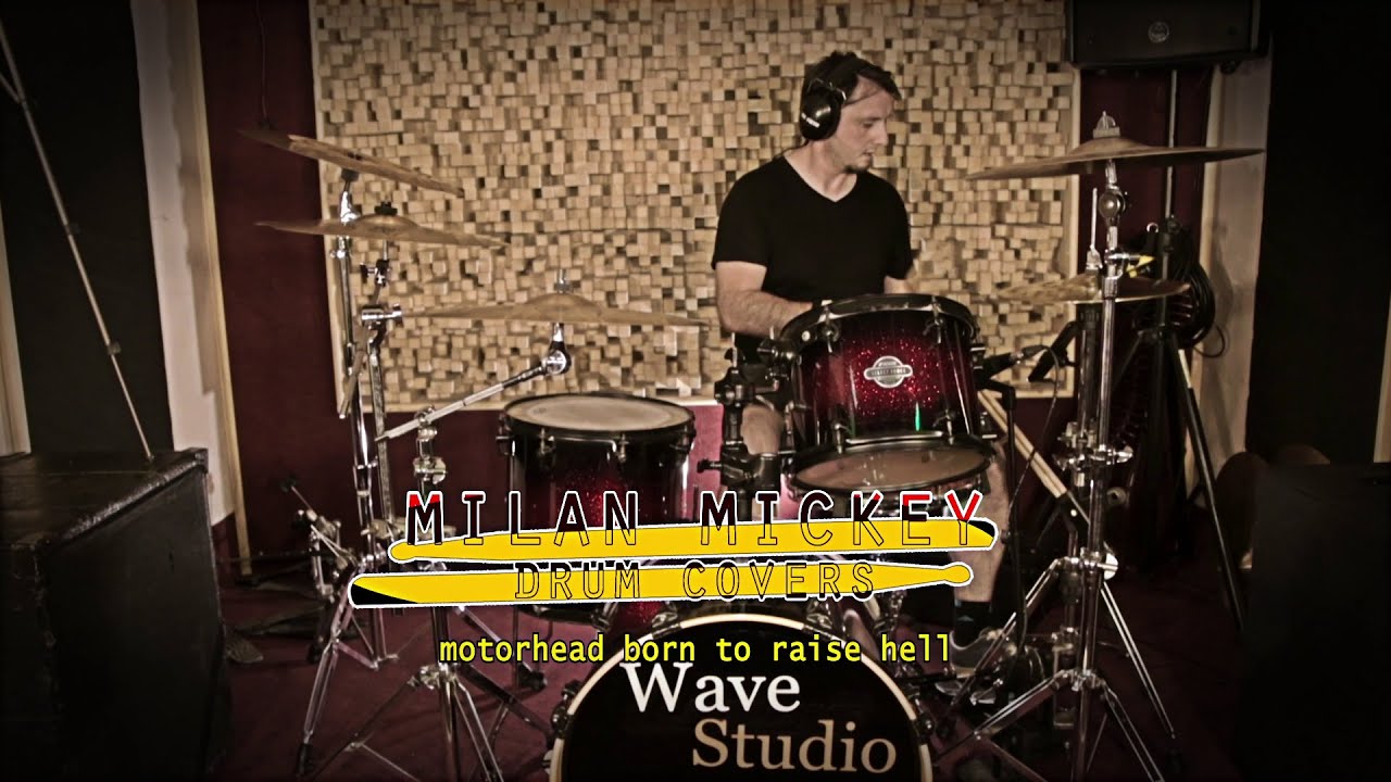 MOTORHEAD drum COVER - Born to raise hell