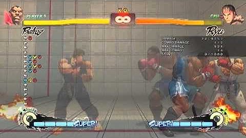 SSF4 AE Balrog Damage Difference