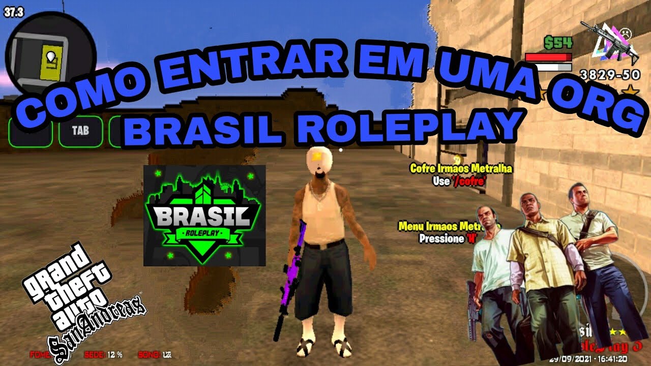 COMO ENTRAR EM UMA ORG ! GTA SAMP 🔥 BRASIL ROLEPLAY 🐊🔥 