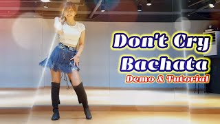 Video thumbnail of "Don't Cry Bachata Line Dance (High Beginner Bachata) Eun Hee Yoon & Ki Ju Kim"