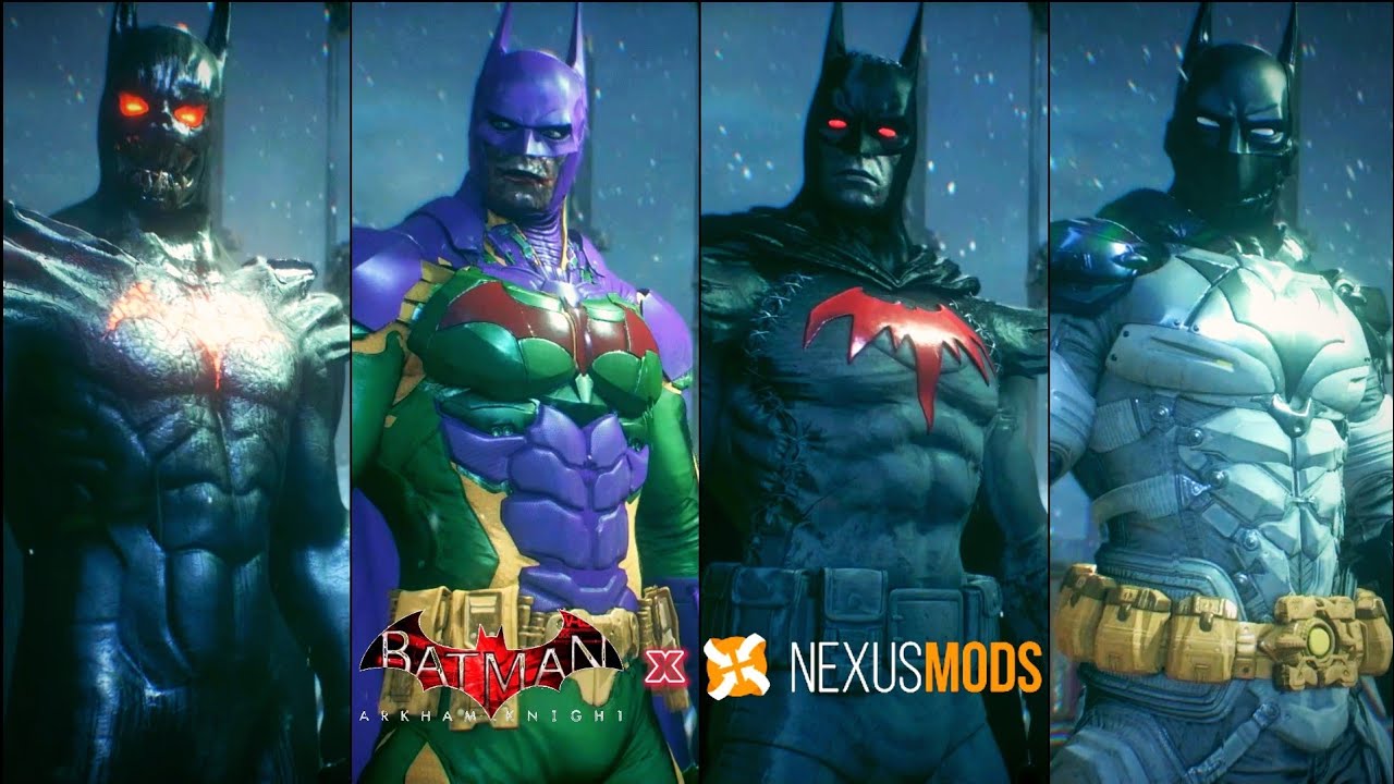 BADASS BATMAN MODS Suit Up Scene in Arkham Knight