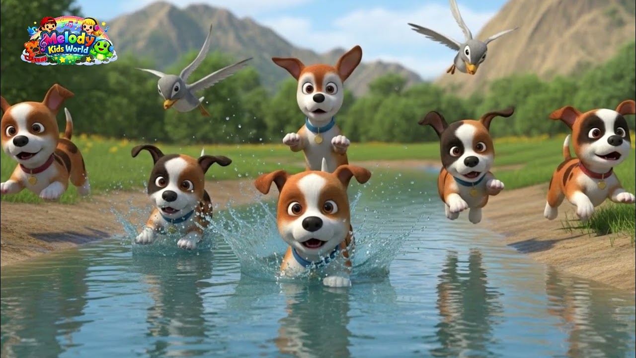 Five Little dogs