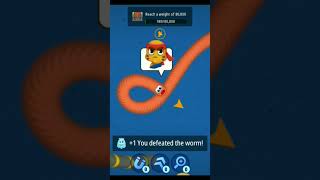 😱🔥 Worms Zone, #shorts #snake #game #wormszone #powerplay #youtubeshorts