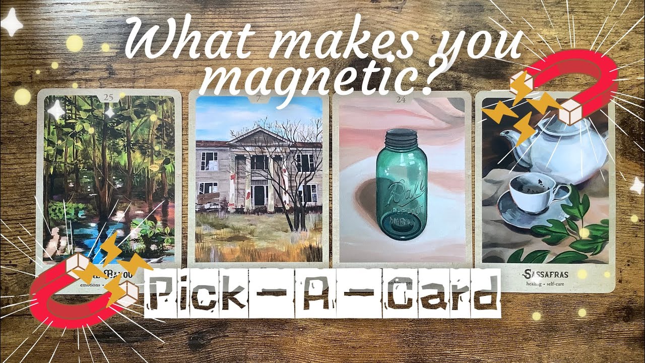 What makes you magnetic?⚡️🧲Pick-A-Card🧲Timeless tarot reading