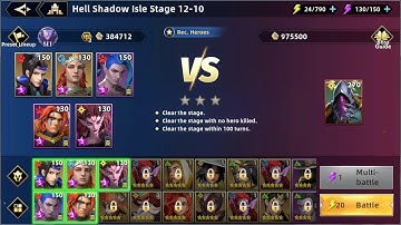 Infinite Magicraid - Campaing stage - Hell 12 10 (100% F2P)