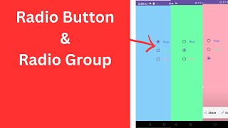 Dynamic Background Color Change in Android | RadioGroup Tutorial