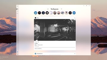 Instagram Redesign with New Windows Fluent Design System - Designed with Adobe XD - Speedart
