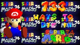 133 Ways to die in Super Mario 74