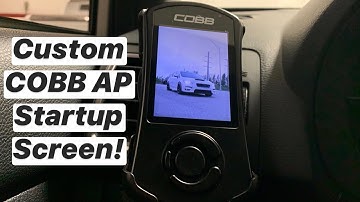 Custom COBB Accessport Startup Screen!
