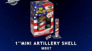 1 Mini Artillery Shell by Miracle Fireworks -- M807