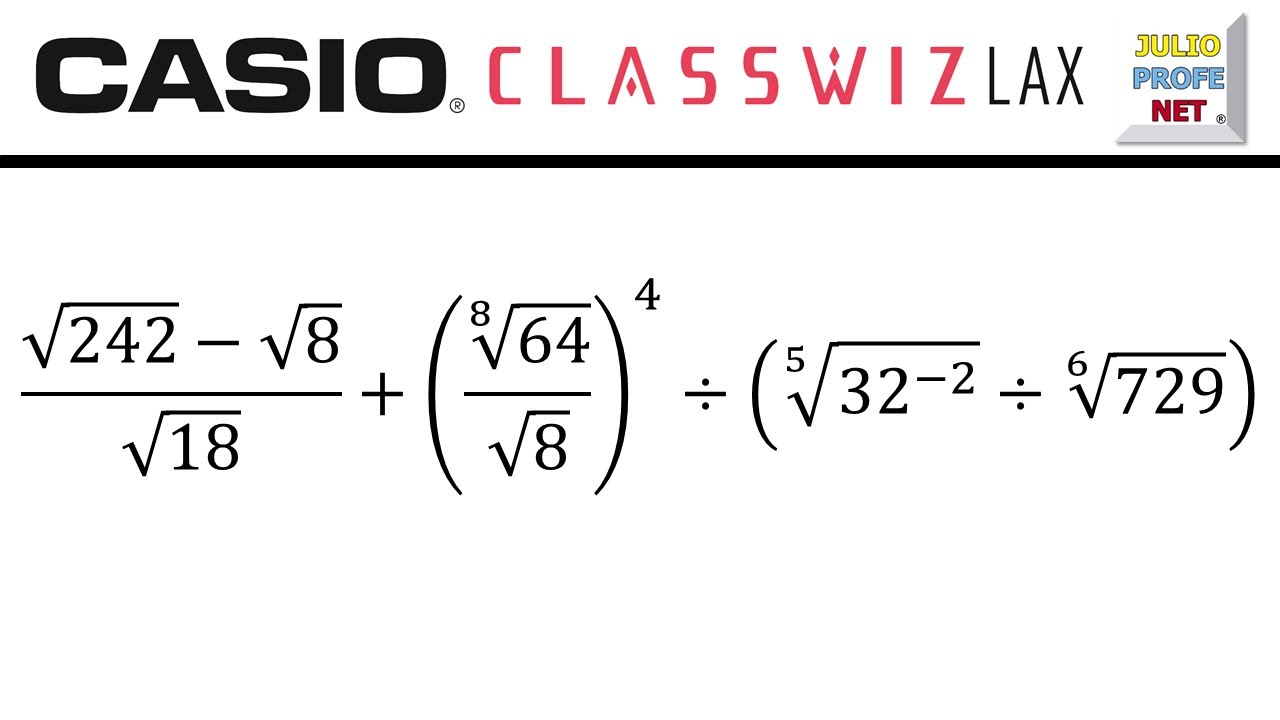 Operaciones con números reales 