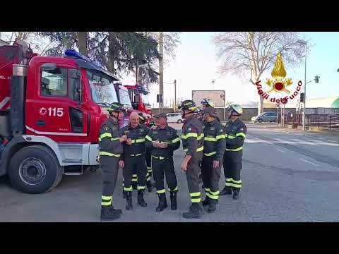 Vigili del fuoco di Rovigo, il saluto all’Ispettore Paolo Pizzo