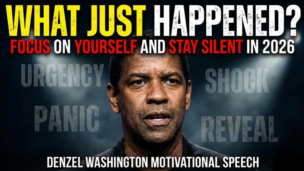 Build In Silence In 2026 | Focus On Yourself | Denzel Washington Motivation