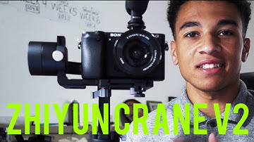 Zhiyun Crane V2 UNBOXING + Video Test with DJI Mavic Pro and Sony a6300