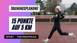 Sport Abitur Laufen - 15 Punkte Auf 5 Km - Trainingsplanung - So Kanns Gehen