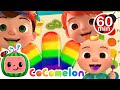 The Colors Song With Popsicles 1 Hour Of CoComelon Songs Moonbug Kids Color Time