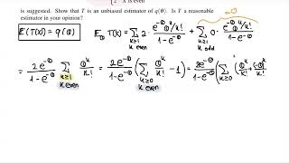 Statistical Inference: Ch 3 (Unbiased estimator)