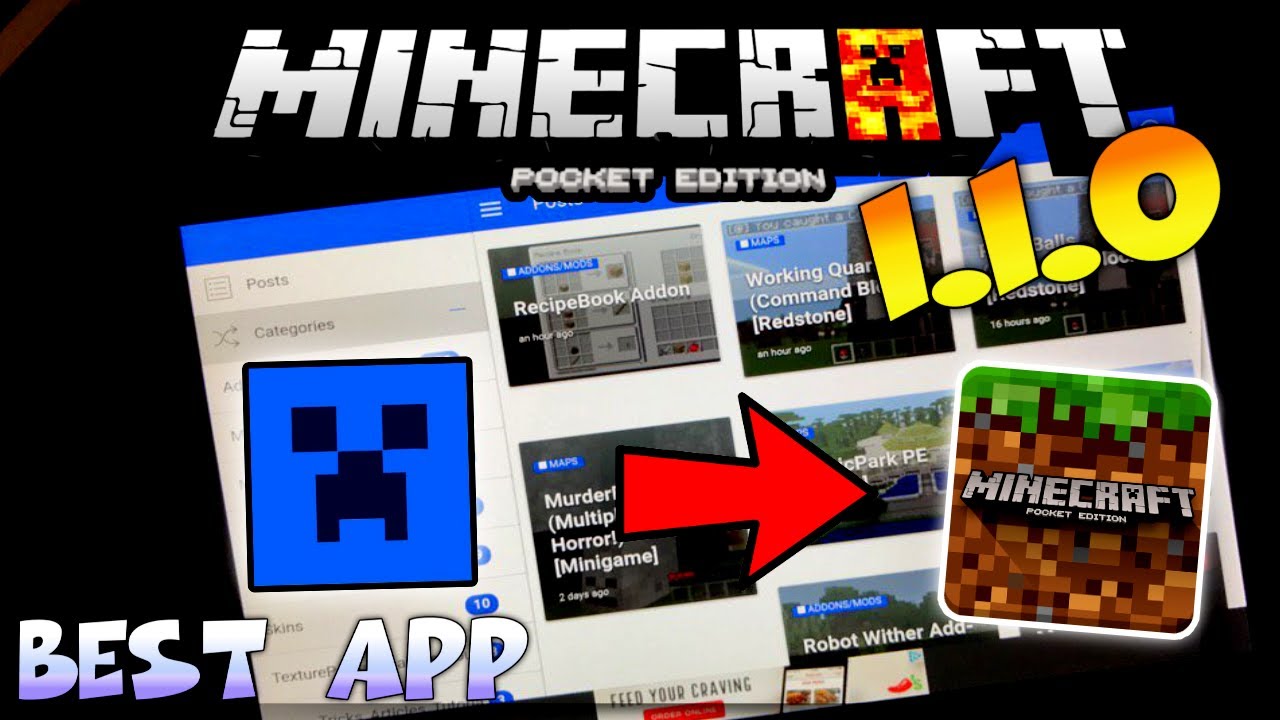 ✔️MCPE 1.0 - FREE APP FOR ADDONS, STREAMING, RECORDING, + MORE