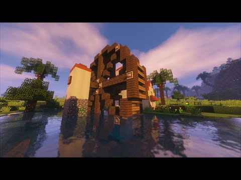 おしゃクラ Part31 水車を作ってみた Waterwheel Minecraft Youtube