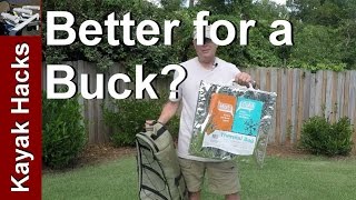 Test - Fish cooler bag vs dollar store mylar bag for kayak fishing dollar  store fishing challenge 