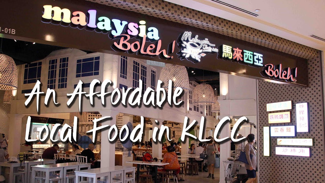 An Affordable Local Food in KLCC KLCC的经济实惠的当地美食 YouTube