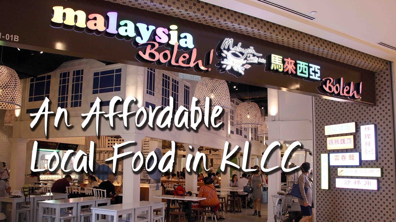 An Affordable Local Food in KLCC | KLCC的经济实惠的当地美食 - YouTube