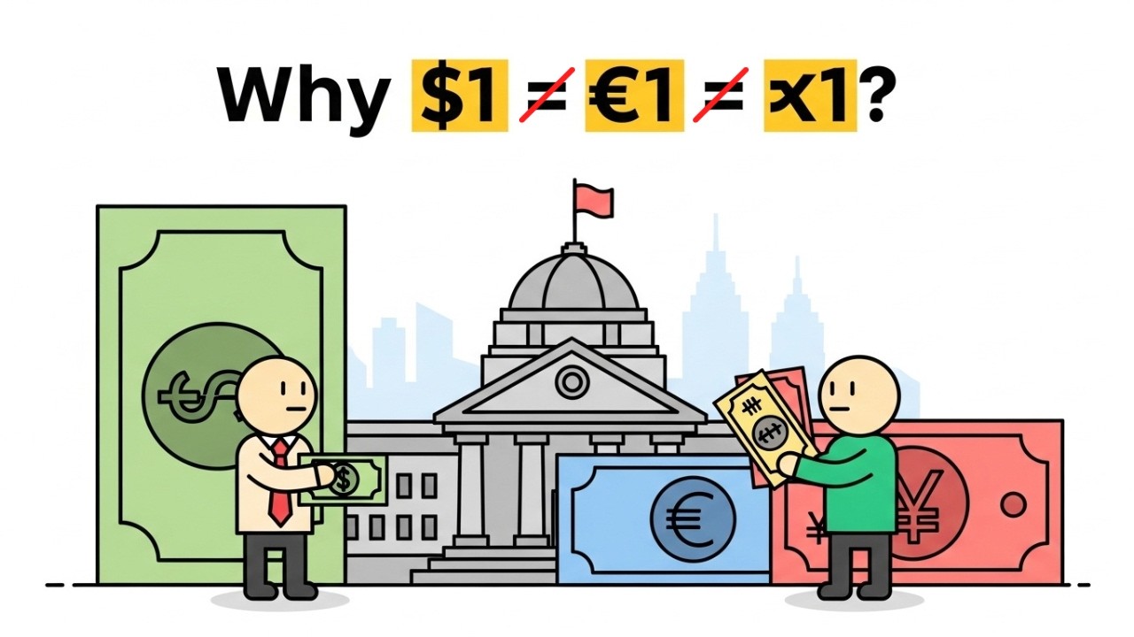 Why Different Currencies Have Different Values?
