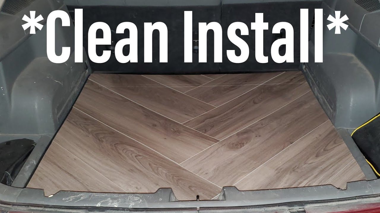 Vinyl Flooring Trunk Install!! *Super Clean* YouTube