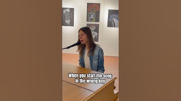 When you start the song in the wrong key 🤪😅 #cover