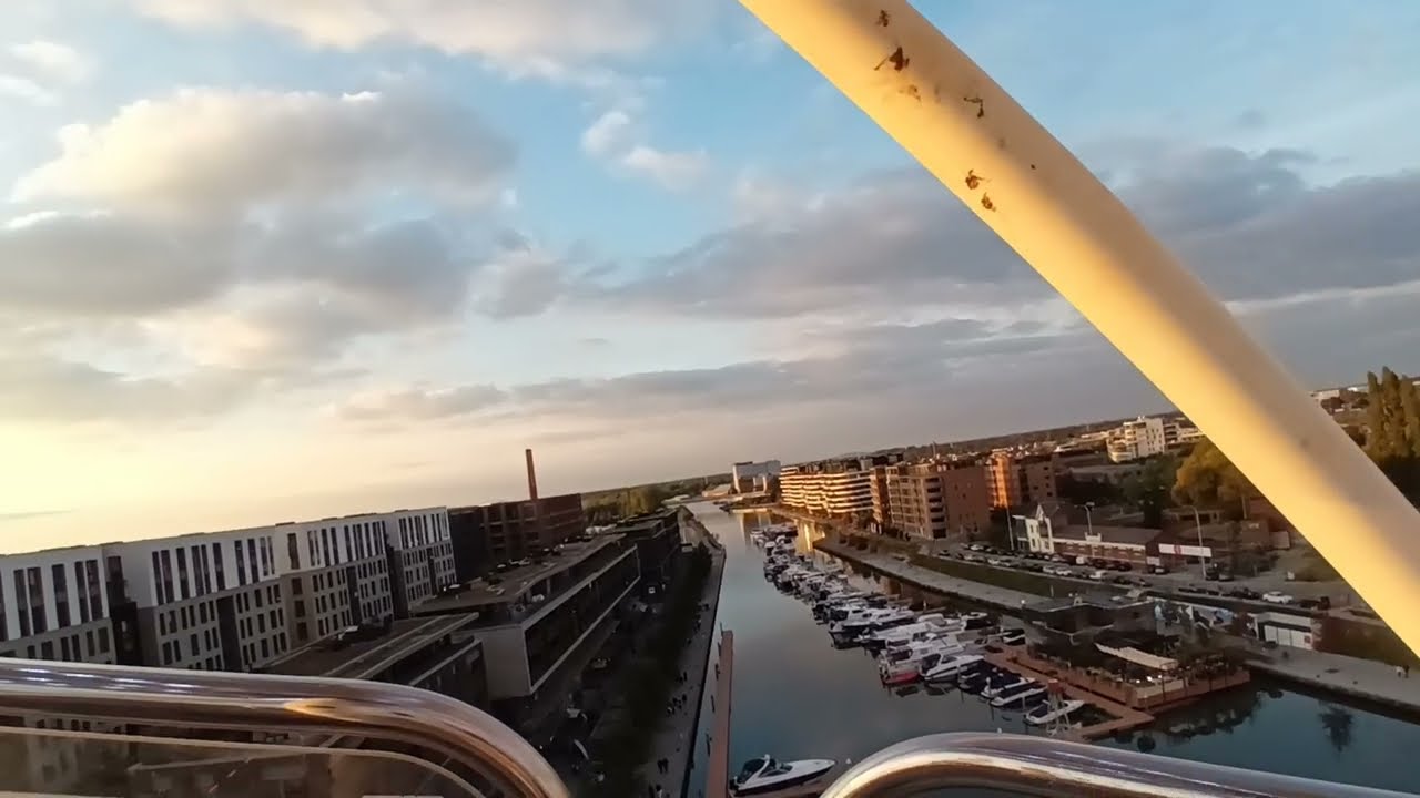 Ferris Wheel Sky-High View on Hasselt Fair & Quartier Bleu 2025