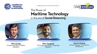 CSA Webinar The Power of Maritime Technology in the Era of Social Distancing