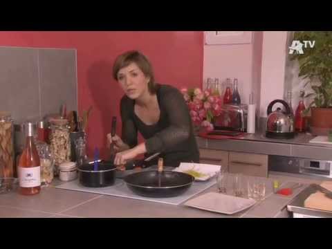 recette-de-cuisine---cubes-de-saumon-laqués-et-poireaux-croustillants